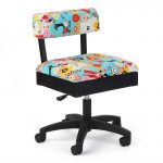Sew Wow Sew Now Sewing Chair (H6880) from Arrow Sewing Furniture with adjustable height and swivel base