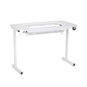 Gidget II Sewing Table (611) from Arrow Sewing Furniture with lift down for sewing machine