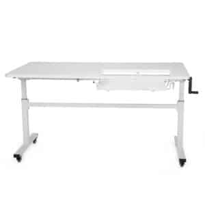 Tasmanian II Sewing Table (K9111) from Kangaroo Sewing Furniture with lift down for sewing machine