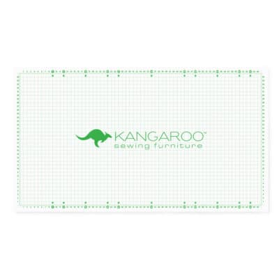 66" x 36" Cutting Mat (MAT-K) from Kangaroo Sewing Furniture with 1 inch quilter's grid and degree angle markers