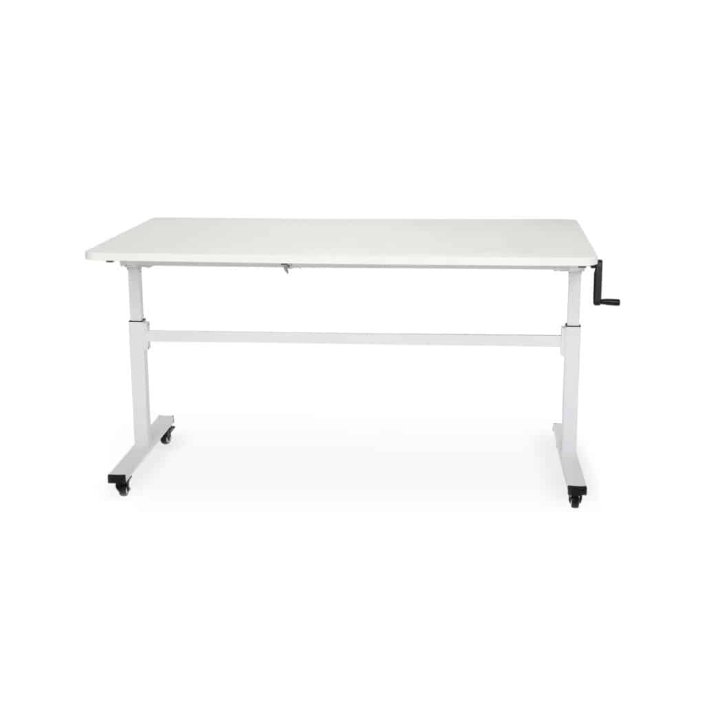 Tasmanian SP Cutting Table & Workstation is a 2-in-1, height-adjustable crafting table designed to provide dynamic solutions for sewing, crafting, and traditional desk use.