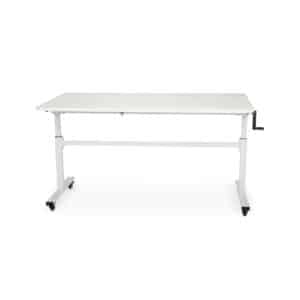 Tasmanian SP Cutting Table & Workstation is a 2-in-1, height-adjustable crafting table designed to provide dynamic solutions for sewing, crafting, and traditional desk use.