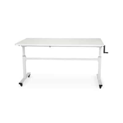 Tasmanian SP Cutting Table & Workstation is a 2-in-1, height-adjustable crafting table designed to provide dynamic solutions for sewing, crafting, and traditional desk use.