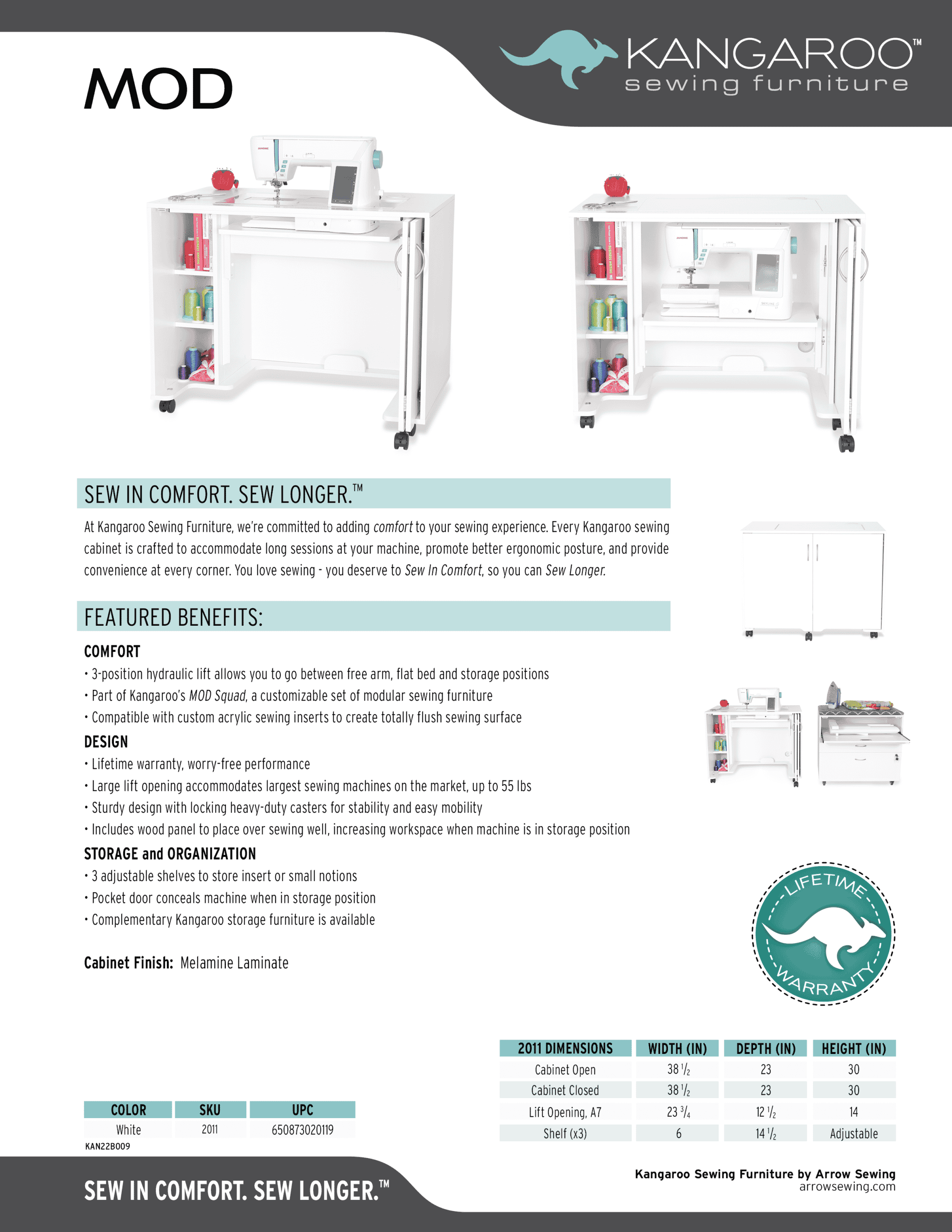 mod sewing cabinet