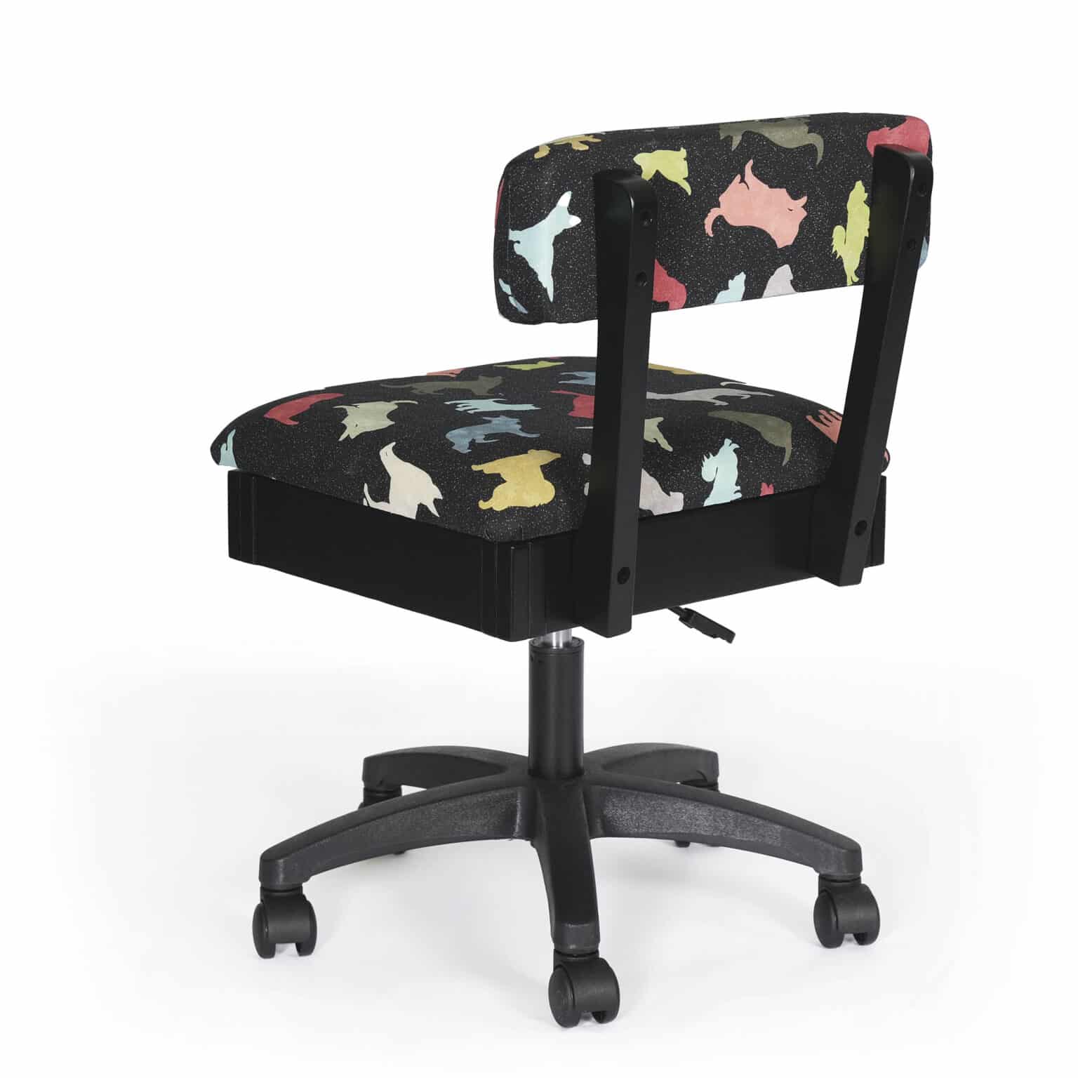 Good Dog Hydraulic Sewing Chair open storage