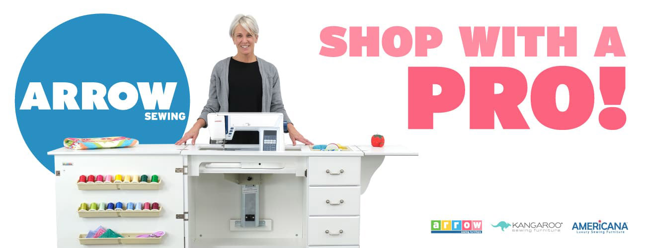 Arrow Sewing Furniture offer Personal Shopper to help you choose the perfect showing machine furniture.