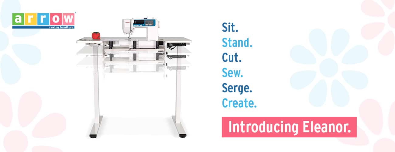 Eleanor Serger & Sewing Table_Launch Banner