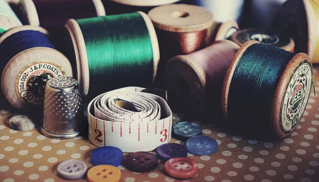 sewing materials and thread