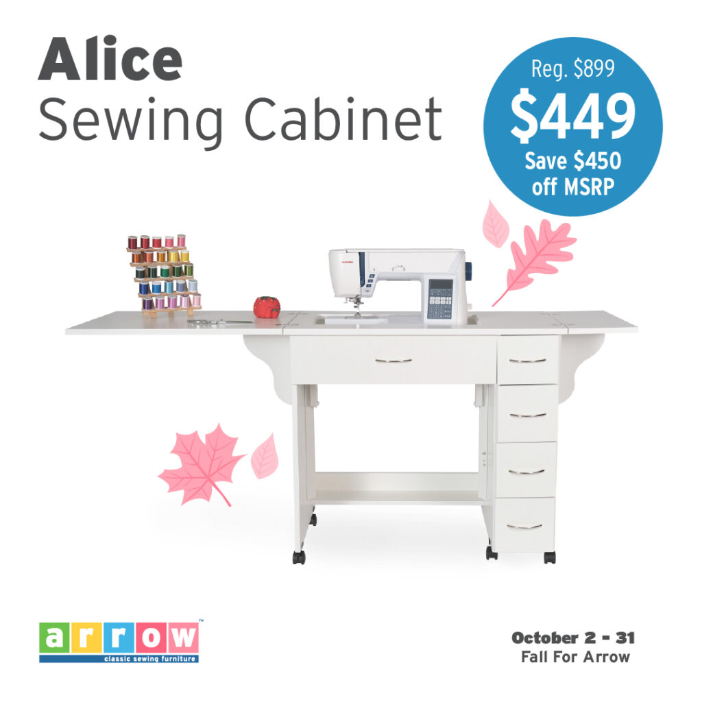 Home - 2322309 ACSFOctoberPromotions AliceAshWhite 100 - Arrow Sewing