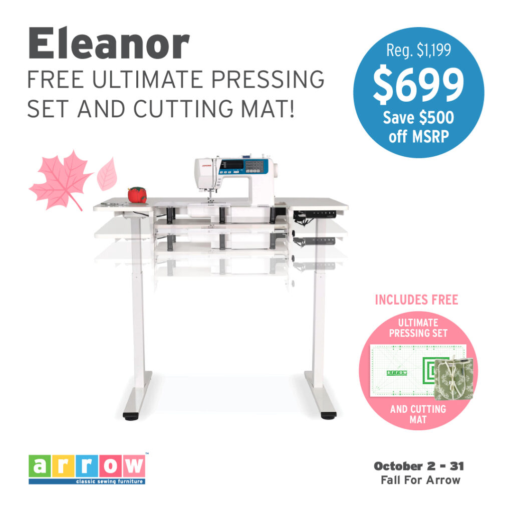 Home - 2322309 ACSFOctoberPromotions Eleanor 100 - Arrow Sewing