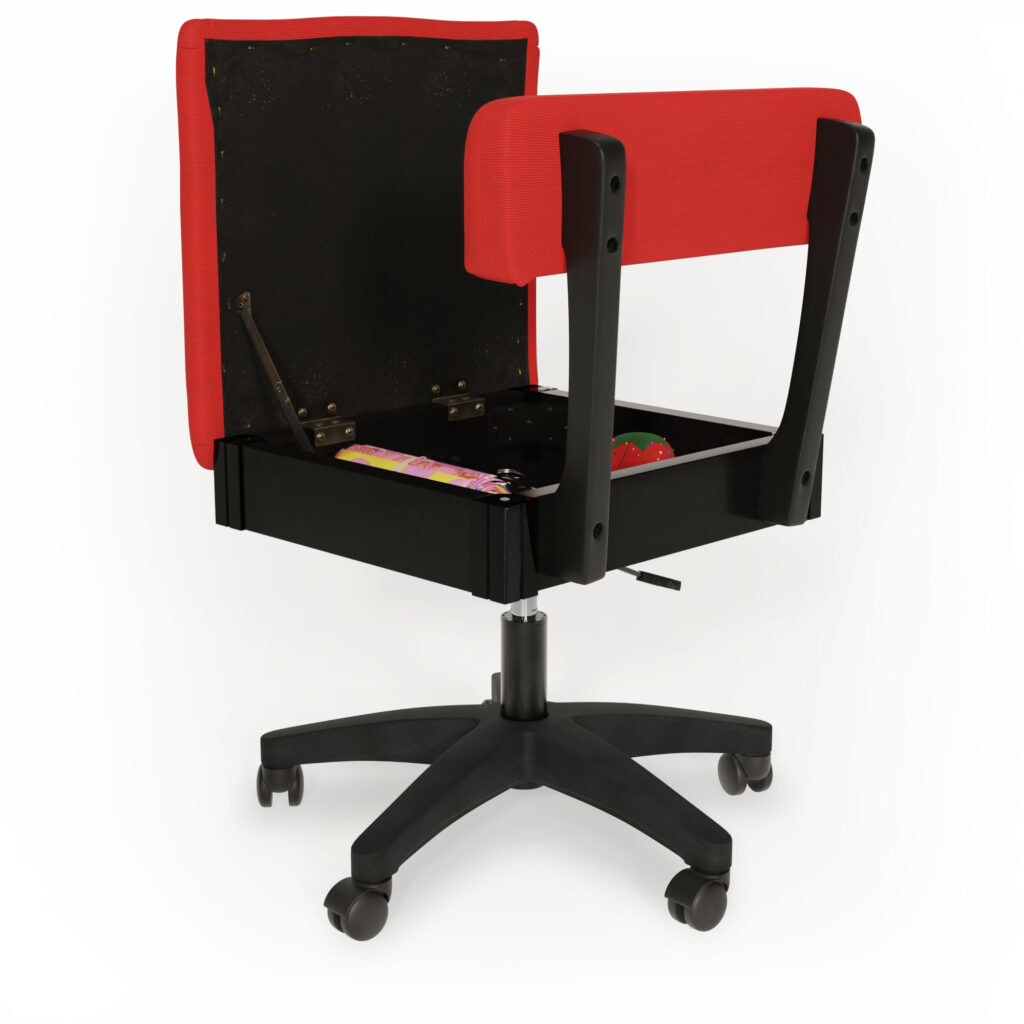 Madame Scarlet Hydraulic Sewing Chair - H8180 04 - Arrow Sewing